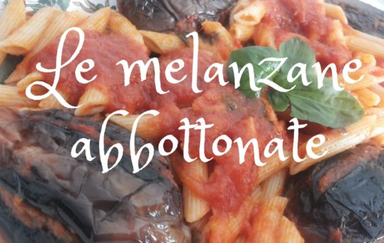 piatto di melanzane abbottonate ripiene con sugo