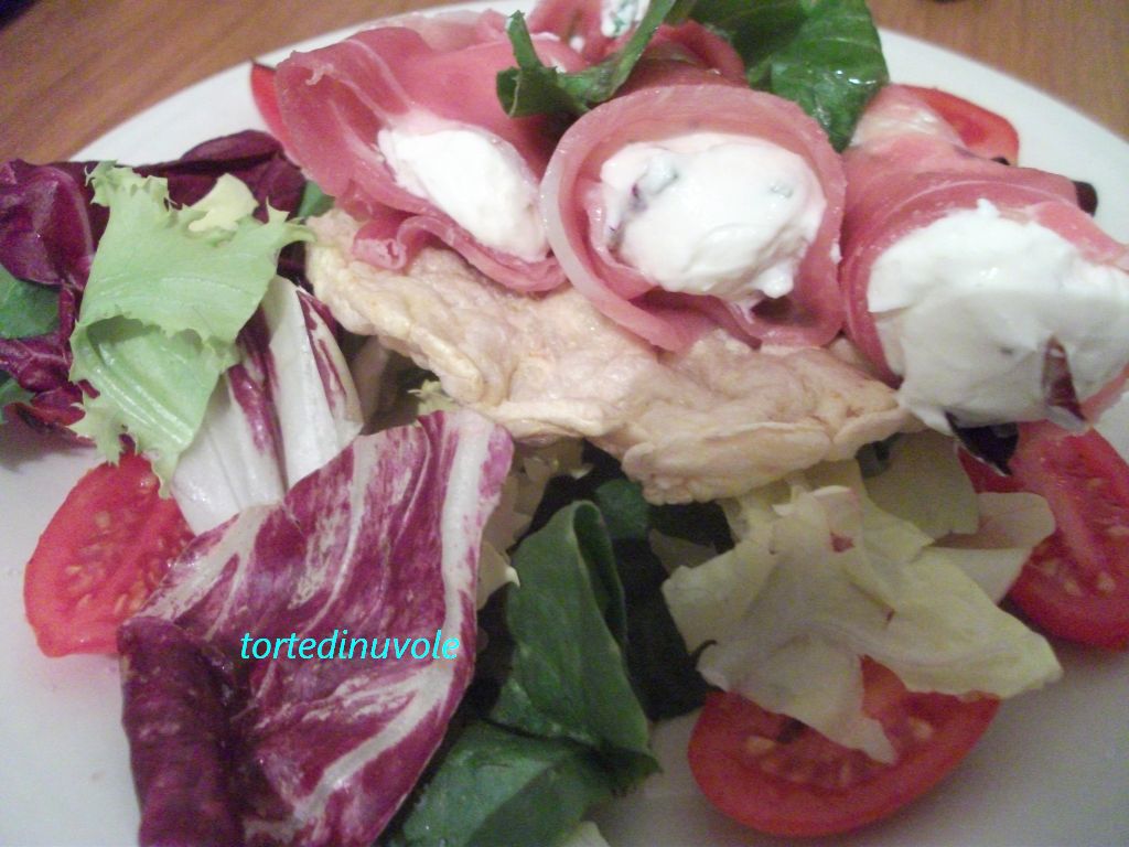 Involtini di crudo e yogurt greco