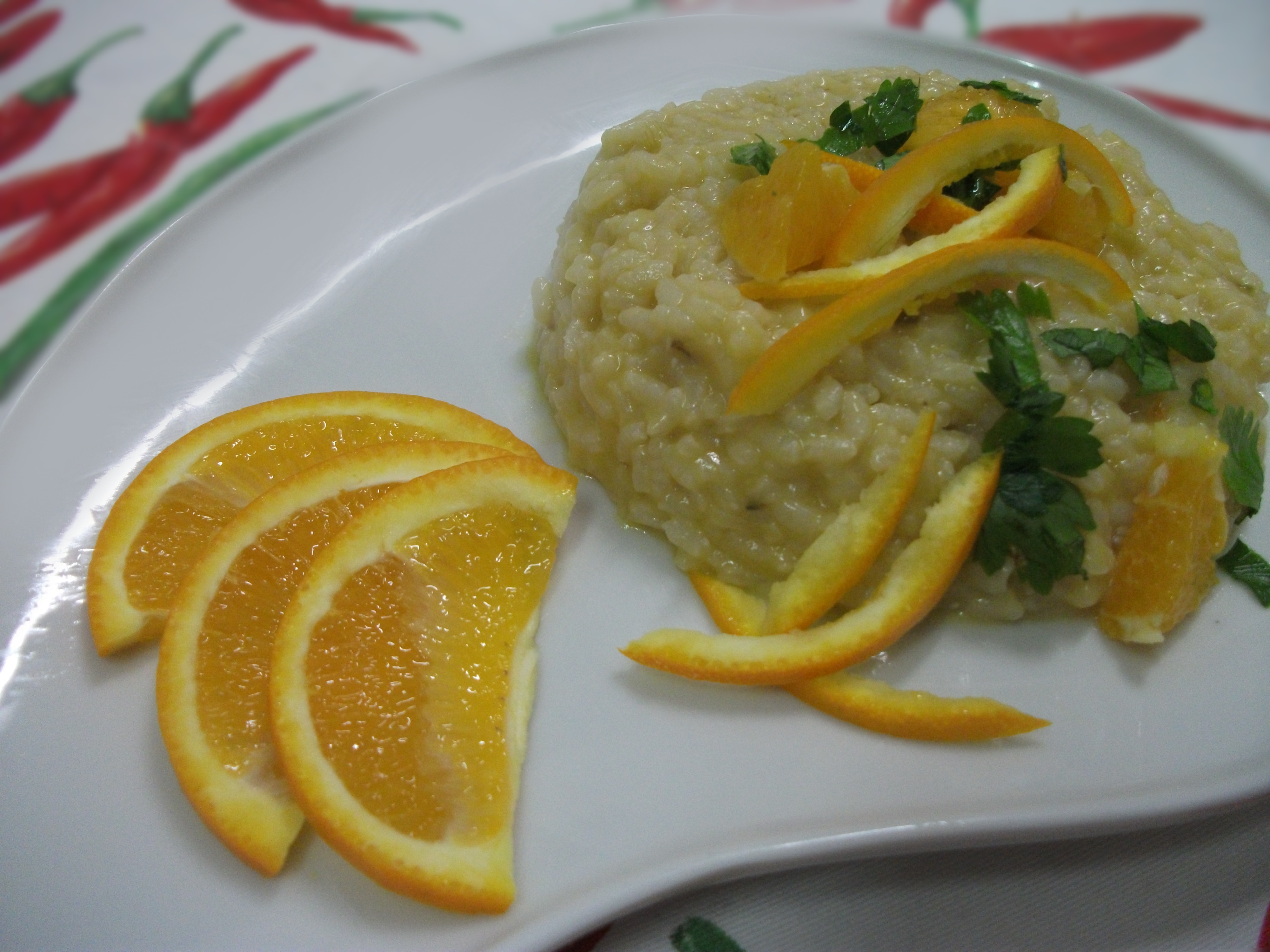 Risotto all’arancia