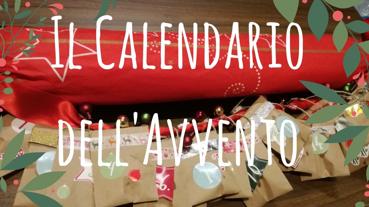 Il calendario dell’avvento con biscotti di frolla