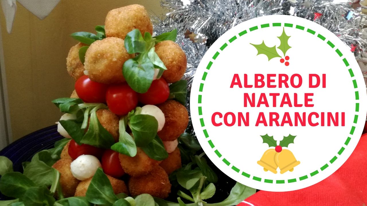 Albero di Natale con arancini