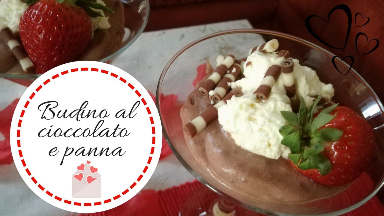 Budino al cioccolato e panna