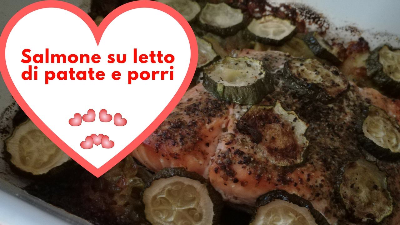 Salmone su letto di patate