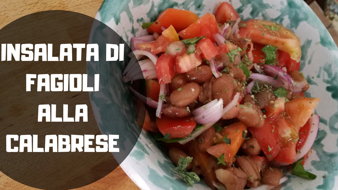 Insalata di fagioli alla calabrese