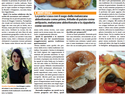 Intervista per la rivista Gusto