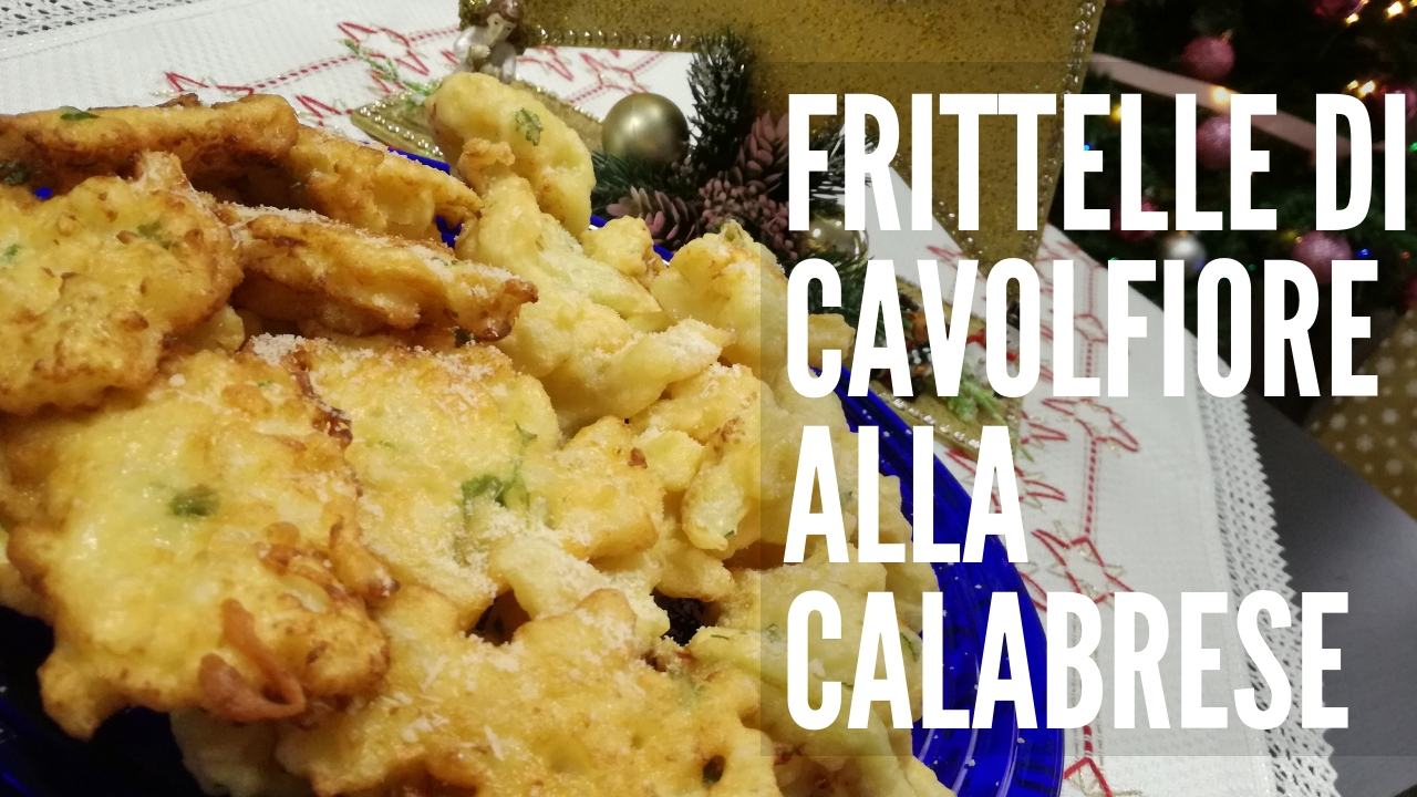 Frittelle di cavolfiore alla calabrese