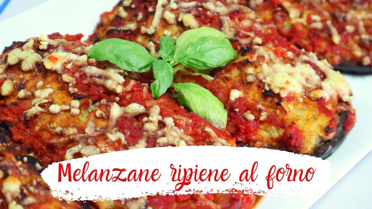 Melanzane ripiene al sugo al forno