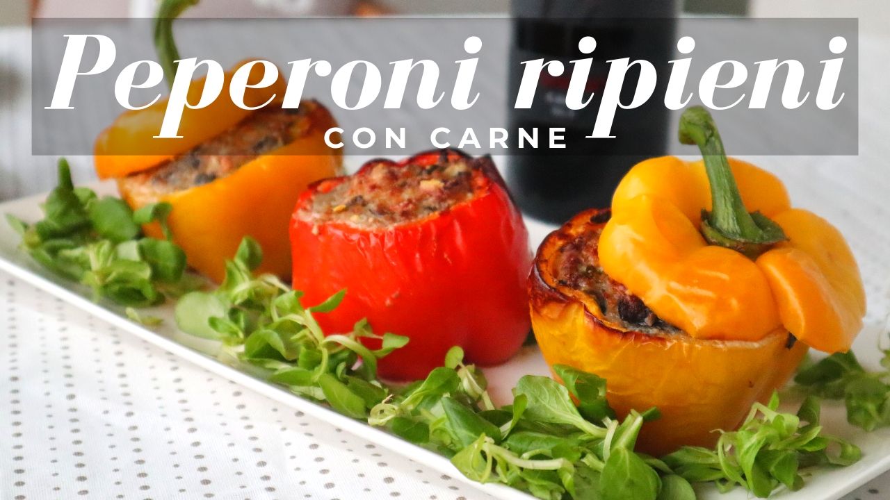 Peperoni ripieni alla calabrese con carne