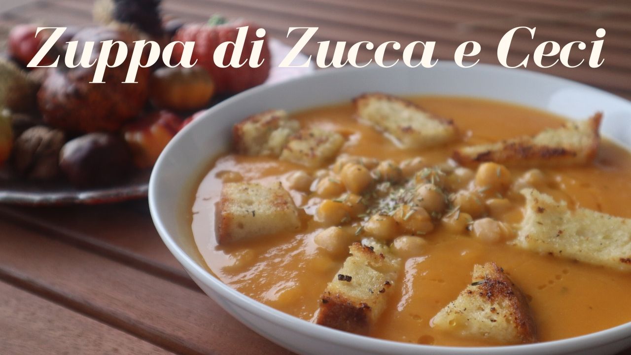 zuppa di zucca e ceci