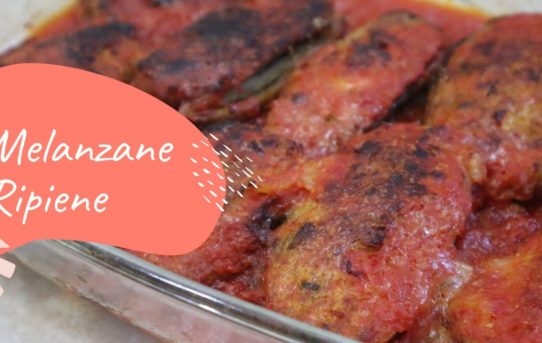 melanzane ripiene con pane e sugo